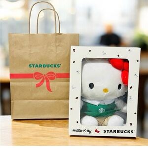 2025 Starbucks Hello Kitty Collectible Special LIMITED EDITION plush